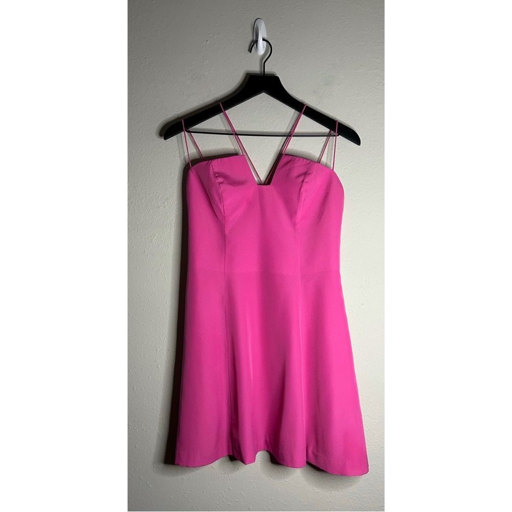 Keepsake The Label Hot Pink Strappy Back Mini Dress